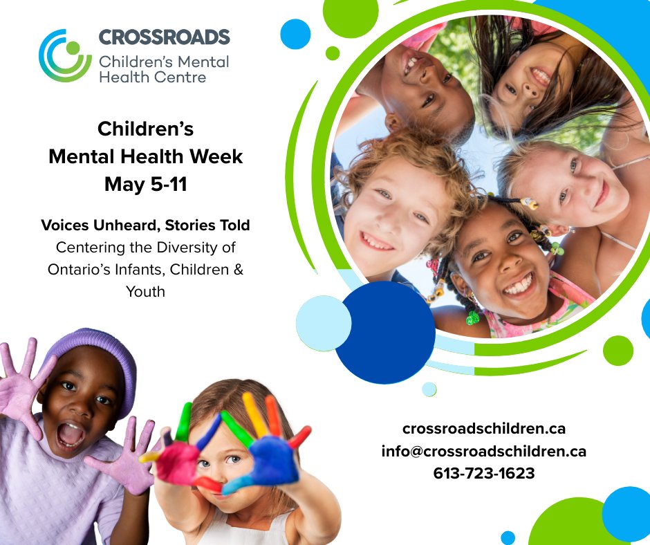 Children’s Mental Health Week (CMHW) is May 5 to 11, 2025. 
We are committed to providing a safe space for families in Ottawa, of all backgrounds, where they can receive the support they need without fear of judgement.
#CMHW2025 #KidsCantWait #ChildrensMentalHealthWeek