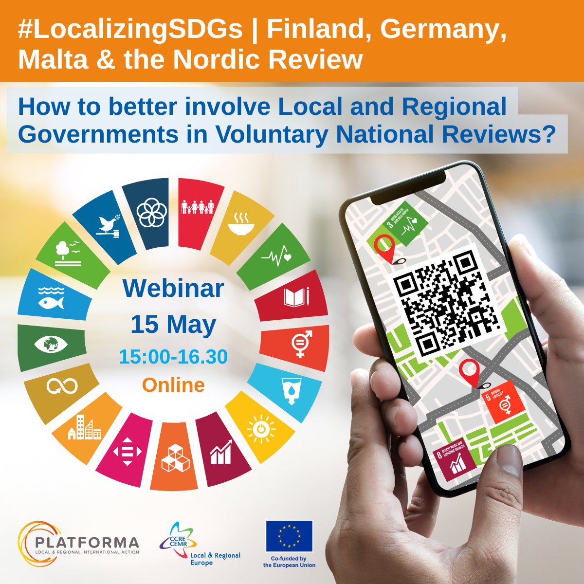 6⃣5⃣% of the #SDGs can only be achieved through strong local and regional actions

If you want to learn how Finland 🇫🇮, Germany 🇩🇪 and Malta 🇲🇹 are involving their #localgov in Voluntary National Reviews, register to our webinar

🗓️15 May, 15.00-16.30
✏️forms.office.com/e/QC6jW6BpUm