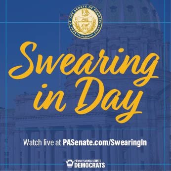 The Senate gavels in at 1 PM for a very special session: We'll be swearing in James Malone to represent the 36th District of northern Lancaster County! You can watch this historic moment live at buff.ly/nljznGT