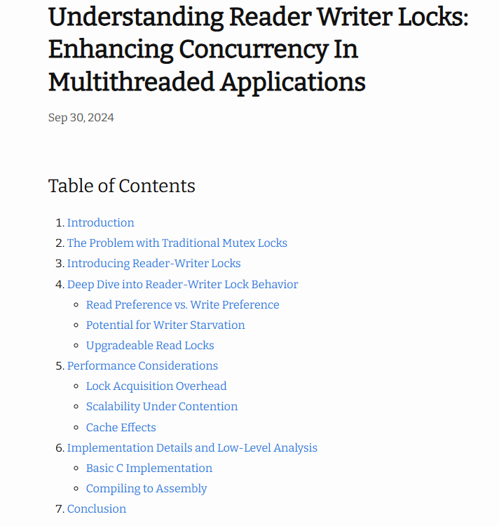 Understanding Reader Writer Locks: Enhancing Concurrency In Multithreaded Applications
While mutex locks are a common solution for protecting shared resources, they can be restrictive, especially when multiple threads could safely read data concurrently.