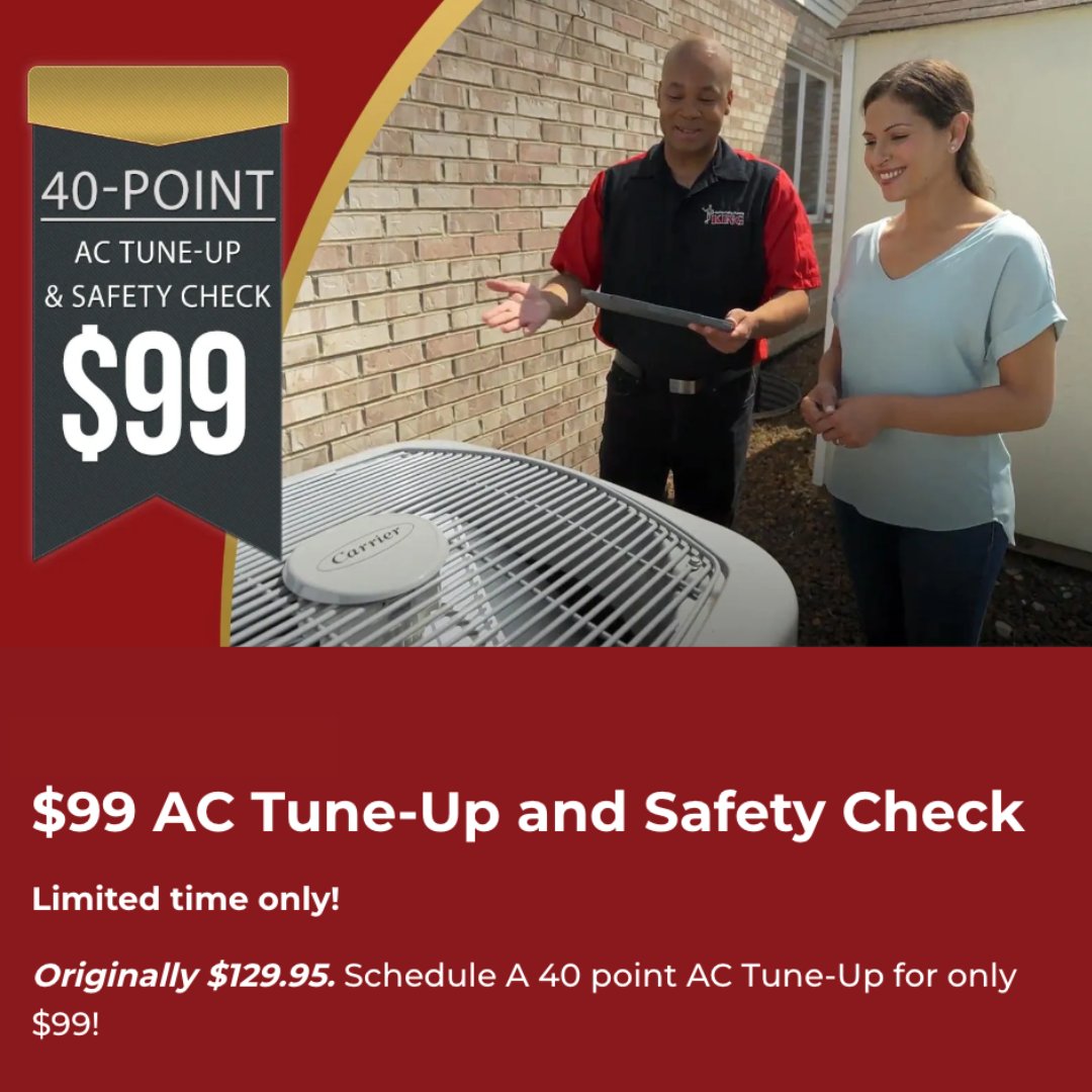 Summer is right around the corner, Chicago! Make sure your AC is ready to keep you cool.
This month, take advantage of our $99 40-point AC tune-up special and stay comfortable all season long.
Don't wait until the first heatwave hits—schedule your tune-up today.