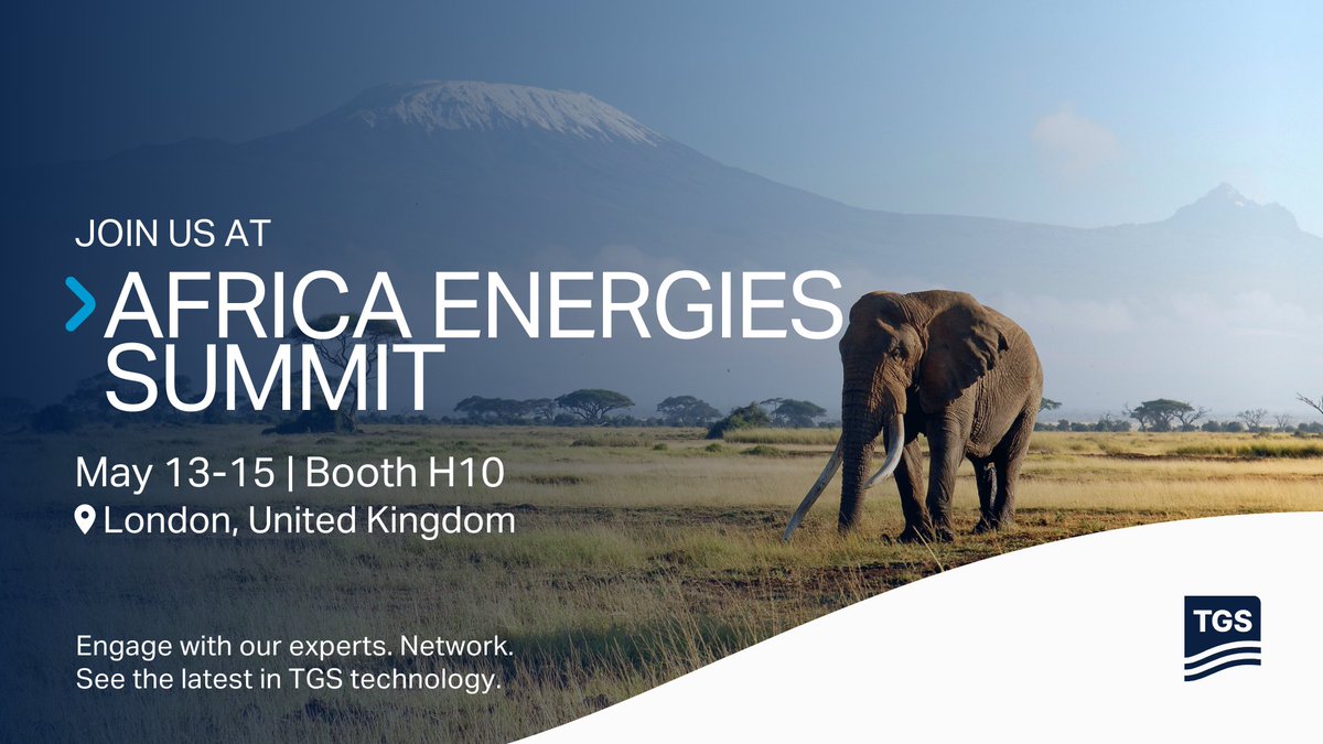 Join TGS at the Africa Energies Summit 2025 and discover a partnership that accelerates exploration. 
Find out more about our Africa Energies Summit speaking engagements: hubs.ly/Q03kqvht0

#EnergyStartsWithUs #TGS #Africa #Exploration
