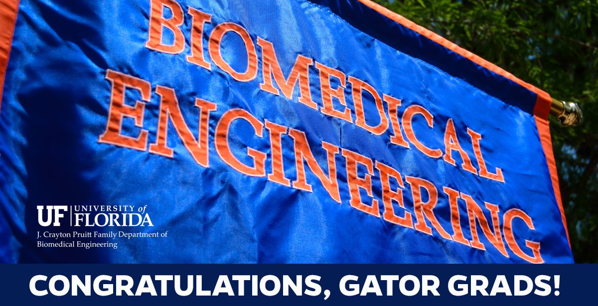 🎓 Graduation is here for the incredible Class of 2025! We’re proud of each of you and grateful to be part of your journey. Congratulations to all UF BME grads on everything you’ve accomplished! 🧡 #UFgrad #GoGators #Classof2025