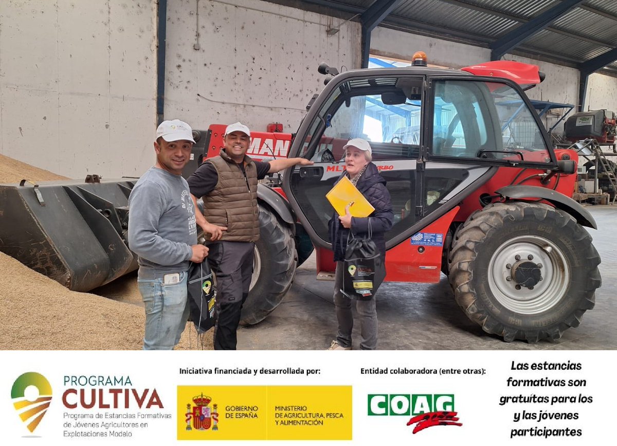 Hoy comenzamos la estancia formativa 79.2 del #ProgramaCultiva en #AutilladelPino en #Palencia. Ricardo Ramos como alumno en la explotación de Jesús Revilla  🚜#agricultura  🪻#lavanda 
➕ℹ️
👉acortar.link/k6lrwZ
👉acortar.link/SZP4P0
@mapagob <a href="/La_COAG/">COAG</a> <a href="/CoagCyl/">COAG CyL</a>