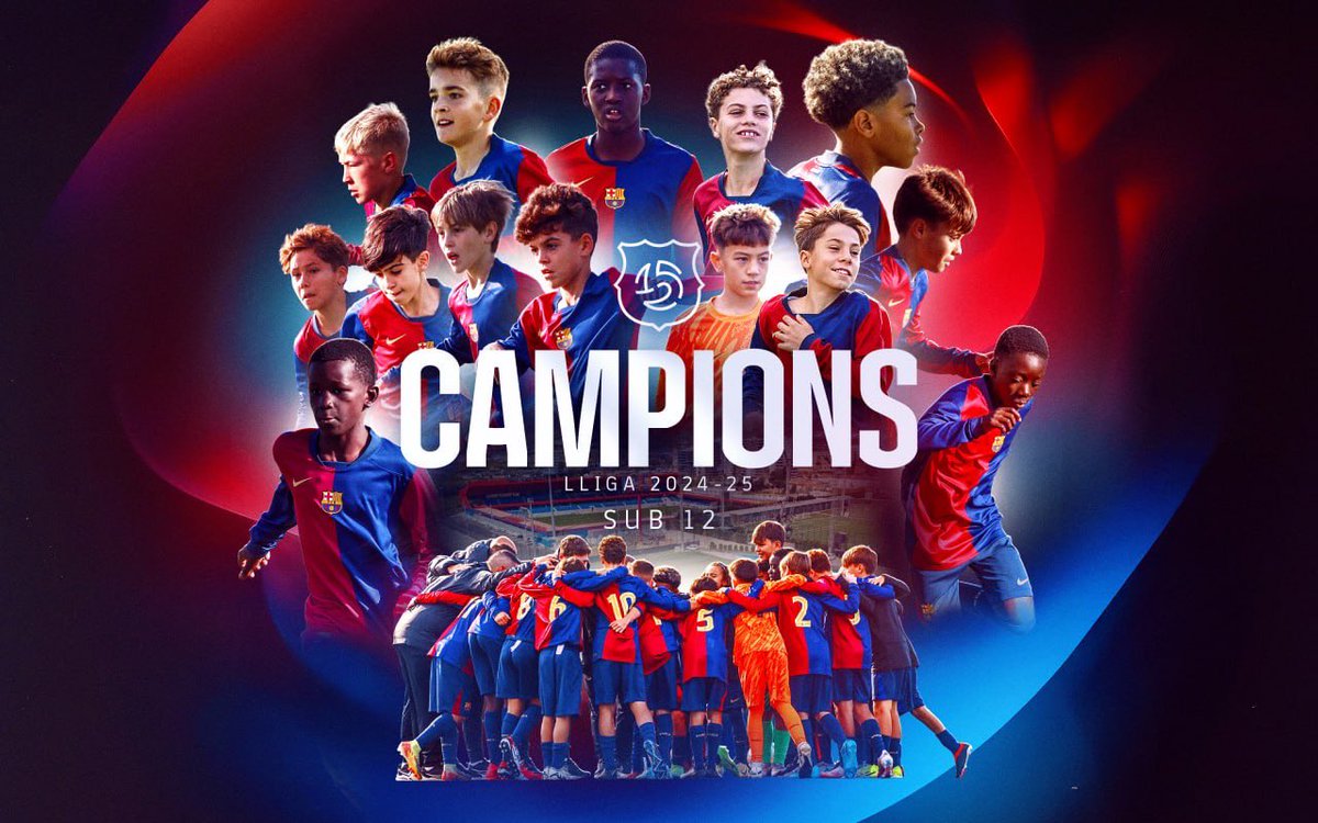 🏆 Arriben més títols de Lliga al Futbol Formatiu

Cadet B
Sub-12
Sub-11 B
Sub-9 B

🔗 fcbarcelona.cat/ca/futbol/form…

#FCBMasia 💙❤️
