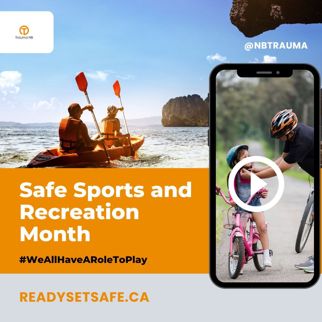 May is Safe Sports and Recreation Month!  

This month, we encourage you to safely enjoy your favorite sport or recreational activities by recognizing and managing risks to prevent injuries.