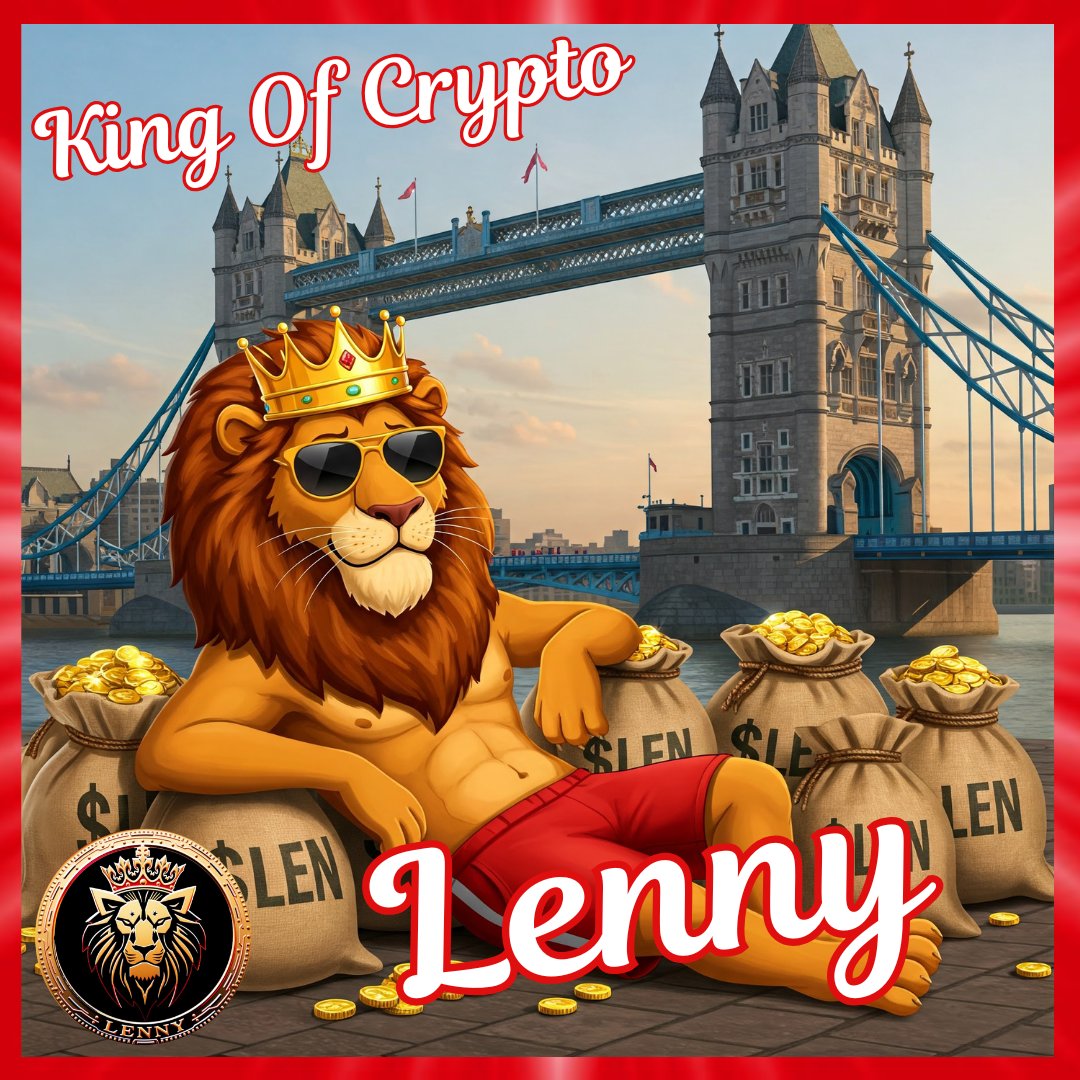 #Lenny #Crypto 
❓What makes Lenny such an amazing low mc project?

✅ #YouTube
✅ #X
🎦 #TikTok
✅ #Telegram
✅ #Giveaways
💰 #Reflections
🔄 #ETH #Uniswap
🔁 #BNB #Pancakeswap
🌎 roarwithlenny.com
🖼️ #NFT’s with #Utility

CA: 0x9A58E8Bc6c66F9C377A1B7CCe9eC5C7C7DE75aC4