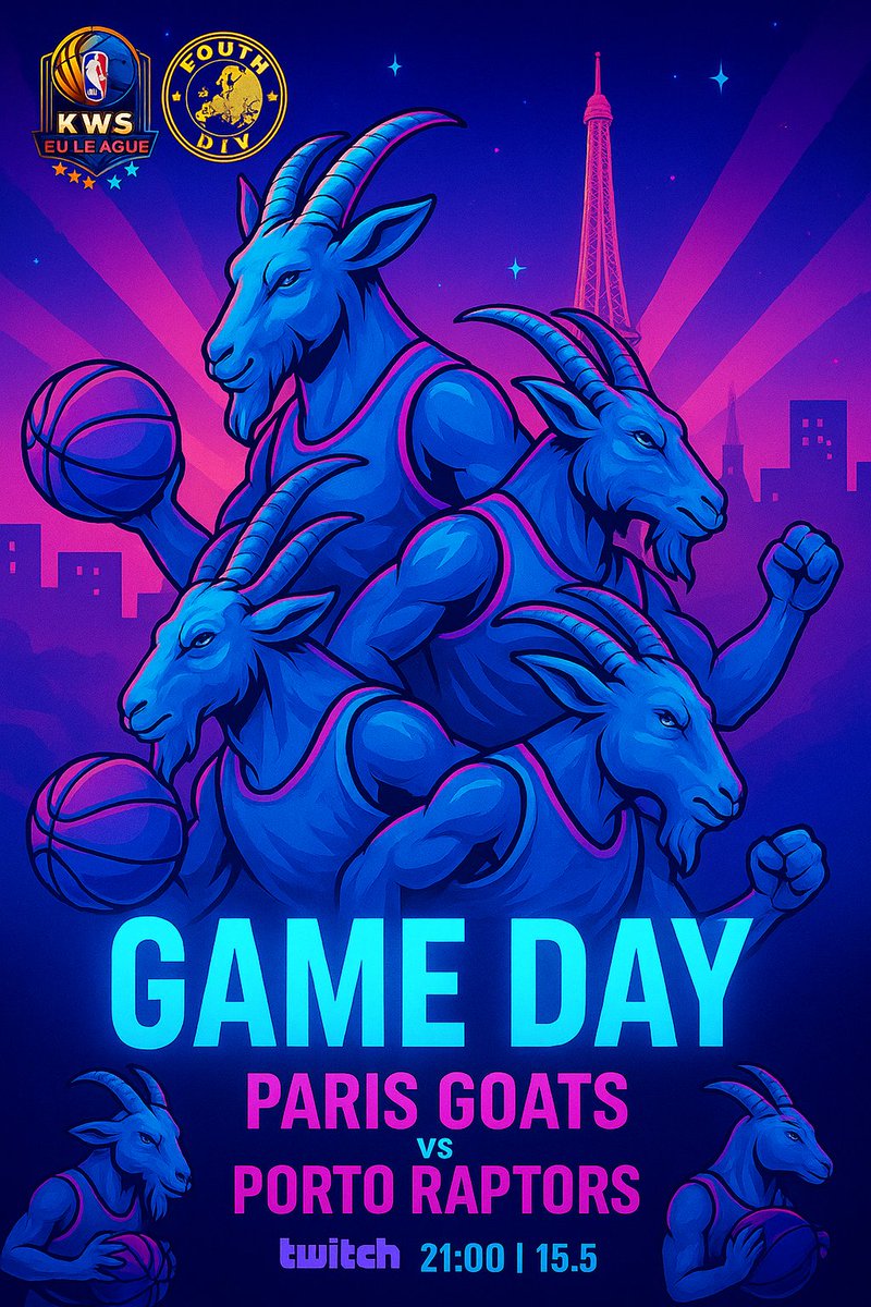 Tonight we facing the <a href="/PortoRaptors/">Porto Raptors</a>  in our 3rd series of the season .
<a href="/KW5League/">KW5 EU League</a>