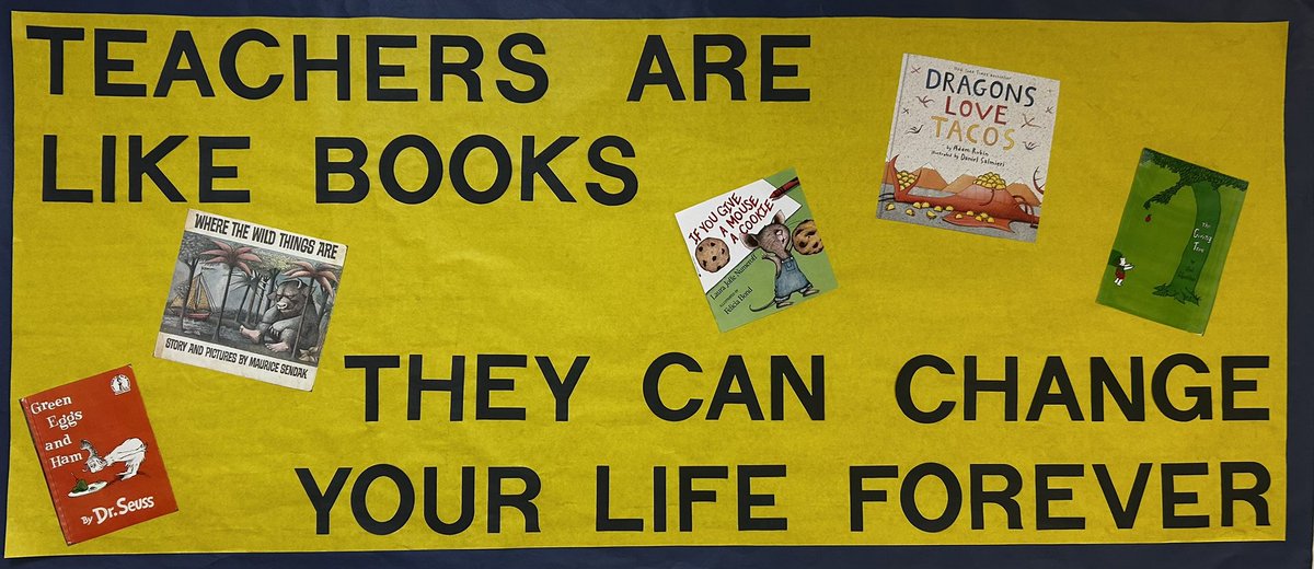 “Teachers are like books, they can change your life forever!”

Happy Staff Appreciation Week! 💙