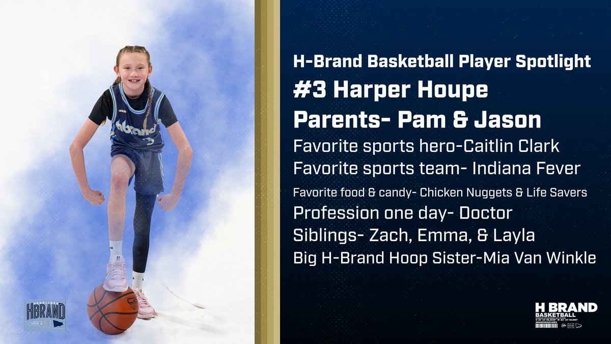 H-Brand Player Spotlight- 2033 Harper Houpe!!! #makememories #makeheadlines