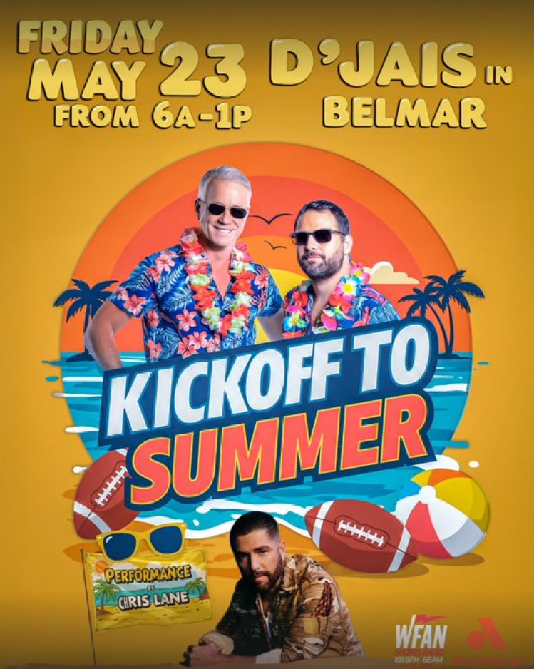 Kickoff to Summer info. No tickets needed. Just show up
