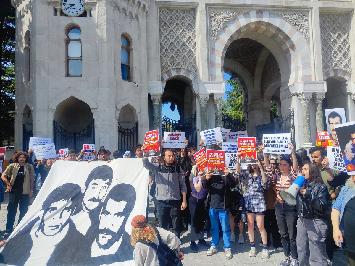 Deniz Gezmiş ve yoldaşlarını anmak için üniversite öğrencilerinin Beyazıt Meydanındaki eylemine katıldık!
Yaşasın devrimci dayanışma!

#denizgezmiş #3fidanölümsüzdür
