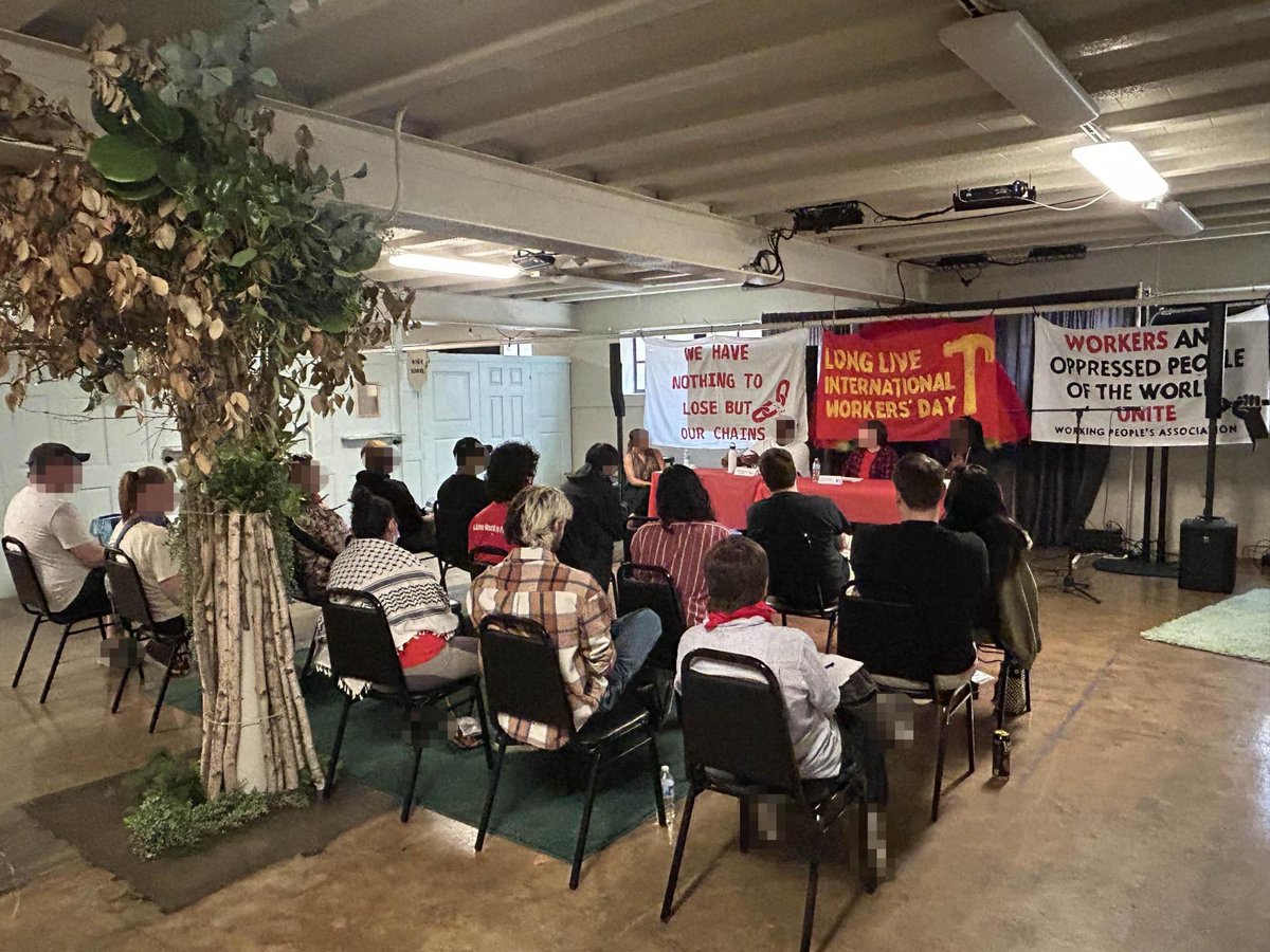 Huge thanks to everyone who came out to our May Day forum yesterday. 

Long Live International Workers’ Day!