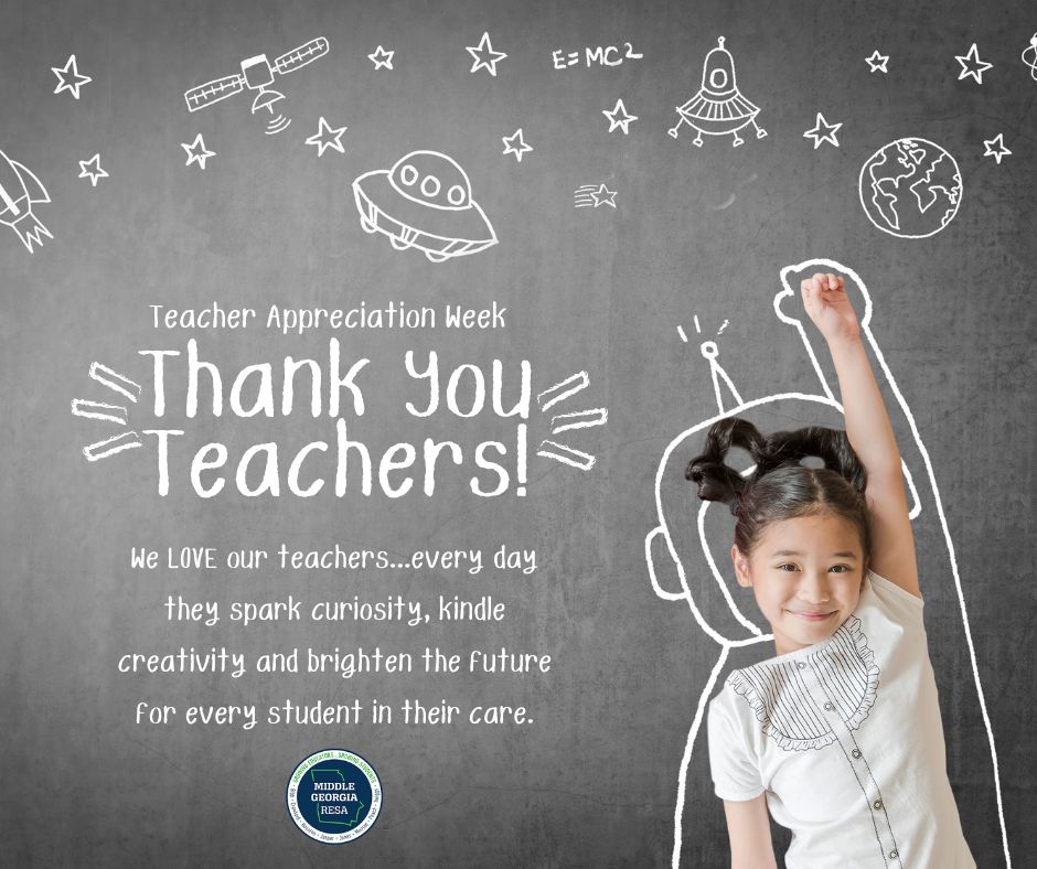 🚀Happy #TeacherAppreciationWeek! Our team at MGRESA honors the work our teachers do every day to illuminate paths of knowledge and guide students toward limitless possibilities! #ThankaTeacher