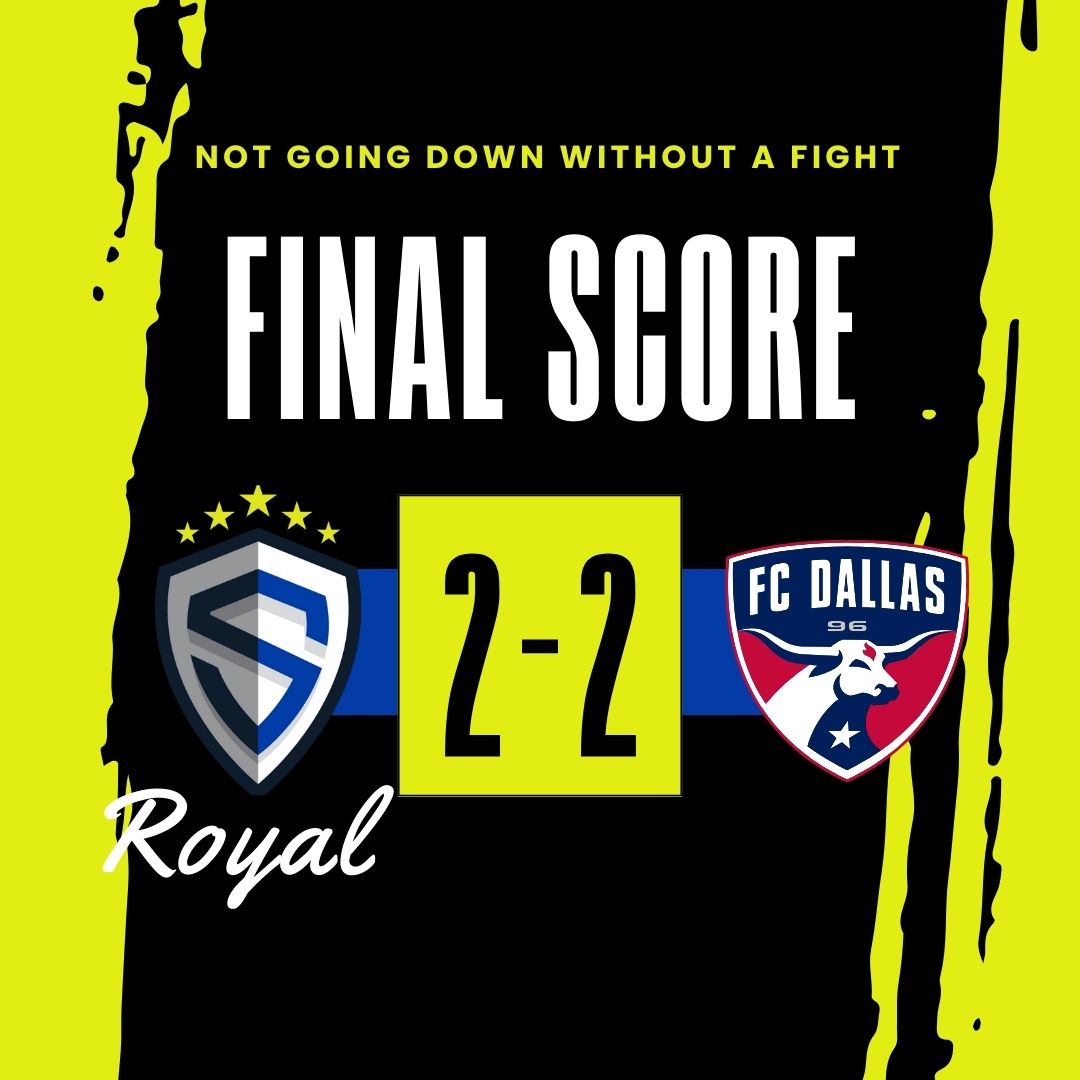 Sting Dallas Royal ECNL 08G (@ecnl08g) on Twitter photo Yesterday Sting Royal held FCDallasGirls 08 to a draw - proving they are going to end strong. - Proud. Tough. Deserving. 💪⚽ <a href="/ECNLgirls/">ECNL Girls</a> #SoccerStrong <a href="/TopDrawerSoccer/">TopDrawerSoccer</a> <a href="/PrepSoccer/">Prep Soccer ⚽️</a> <a href="/PrepSoccerTX/">Prep Soccer Texas</a> <a href="/TheSoccerWire/">SoccerWire</a> Yesterday Sting Royal held FCDallasGirls 08 to a draw - proving they are going to end strong. - Proud. Tough. Deserving. 💪⚽ <a href="/ECNLgirls/">ECNL Girls</a> #SoccerStrong <a href="/TopDrawerSoccer/">TopDrawerSoccer</a> <a href="/PrepSoccer/">Prep Soccer ⚽️</a> <a href="/PrepSoccerTX/">Prep Soccer Texas</a> <a href="/TheSoccerWire/">SoccerWire</a>