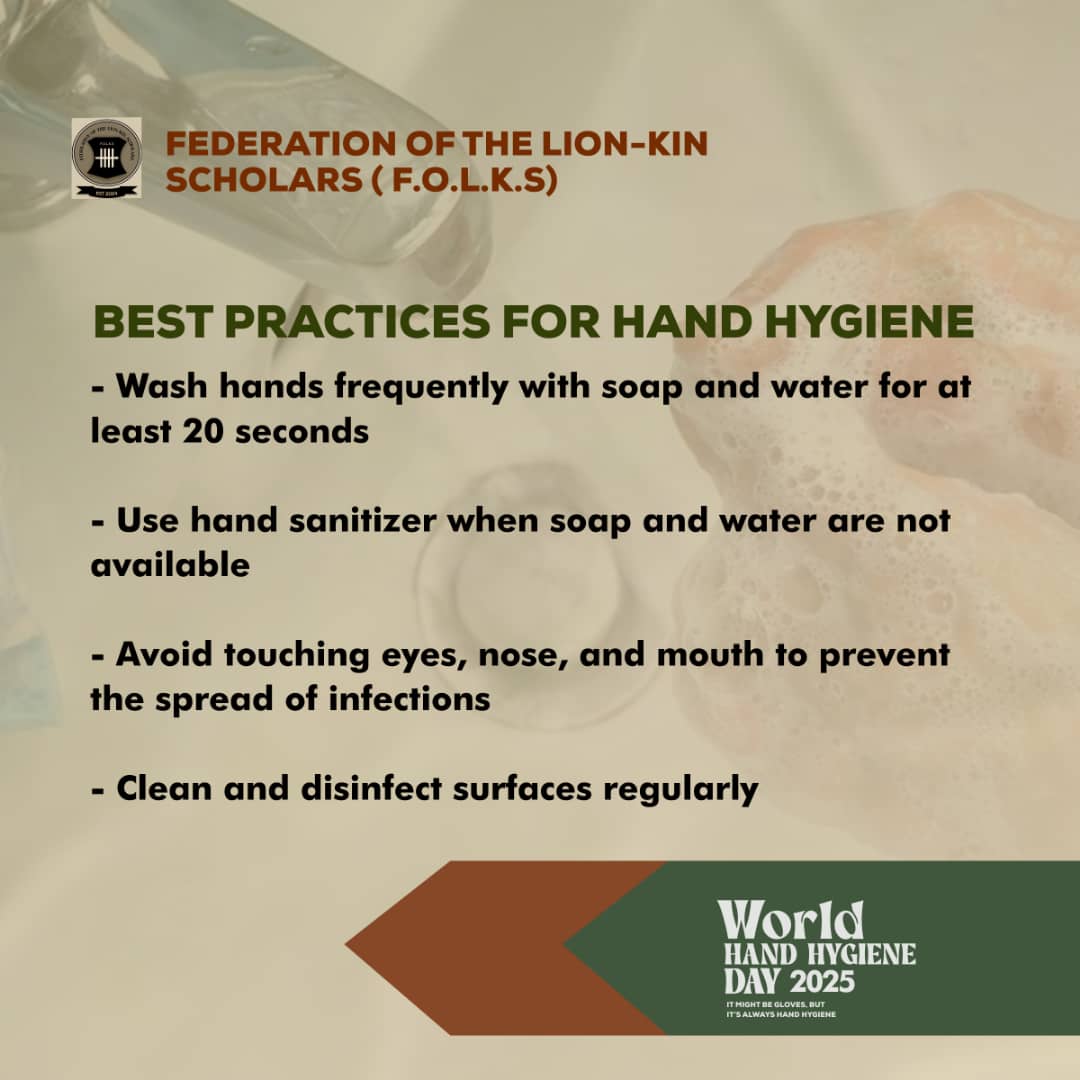 LionKinScholars's tweet photo. Clean hands save lives.
This #WorldHandHygieneDay, remember that hand hygiene isn’t optional, it’s essential. Frequent use of hand gloves isn't optional, it's also essential.
A simple habit. A powerful shield.
#InfectionPrevention #SafeHands https://t.co/jR8l5gShzk