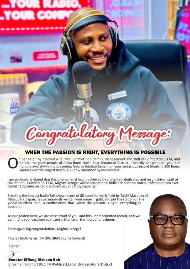 Thank You, My Leader 🙏🏾🙌🏾

#MightyGeorgeWorldRecord