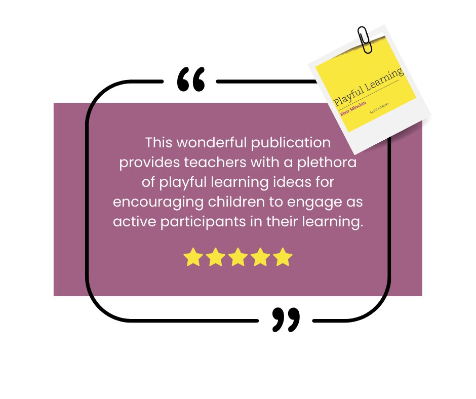 🚨Pre-order now!🚨 

100 Ideas for Primary Teachers: Playful Learning by Blair Minchin is packed with fun, inclusive activities to spark creativity and curiosity across the curriculum. From Coding Cones to Magnet Mazes, bring joy &amp; engagement to KS1 &amp; KS2! 🎉📚