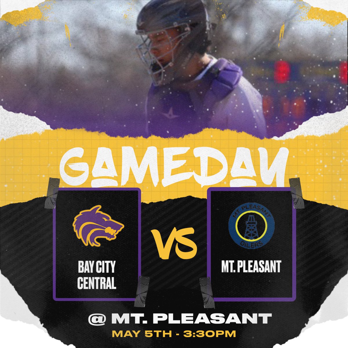 Bay City Central Baseball tweet media