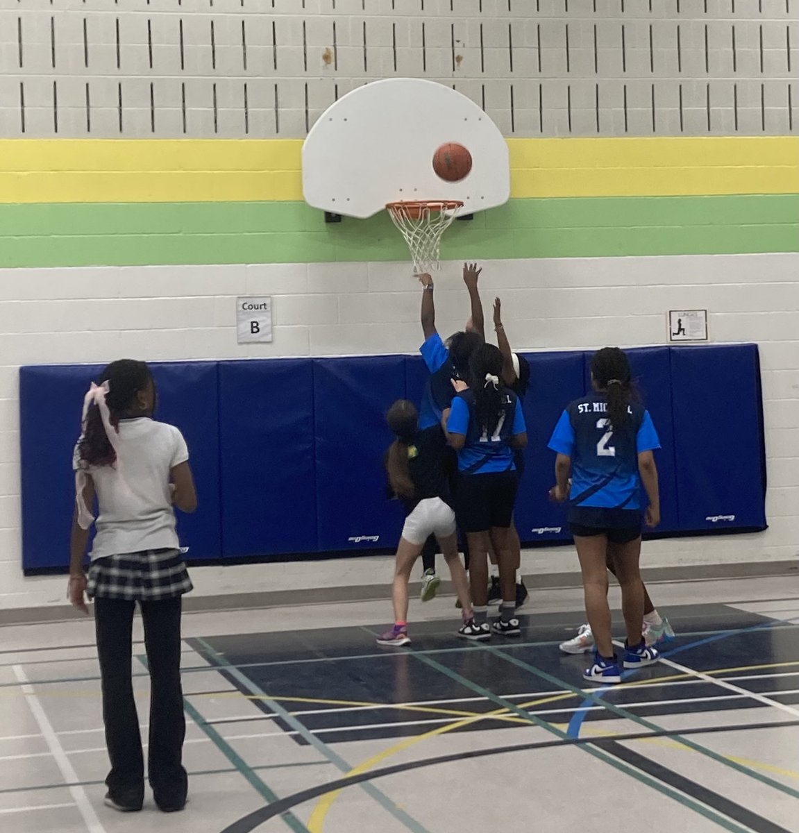 The girls did awesome at the basketball tournament!