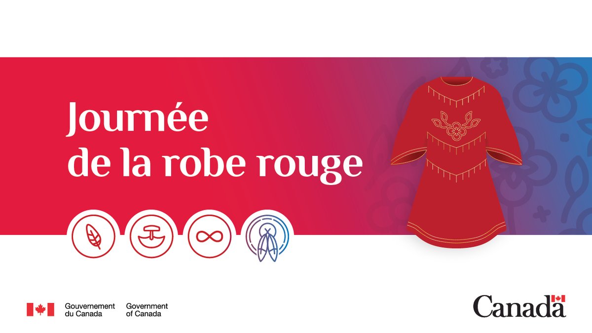 Cette journée est consacrée à la sensibilisation à la crise actuelle des femmes, filles et personnes 2ELGBTQI+ autochtones disparues et assassinées. La robe rouge symbolise les vies perdues et les efforts continus pour lutter contre ce problème. #JournéeRobeRouge #FFADA