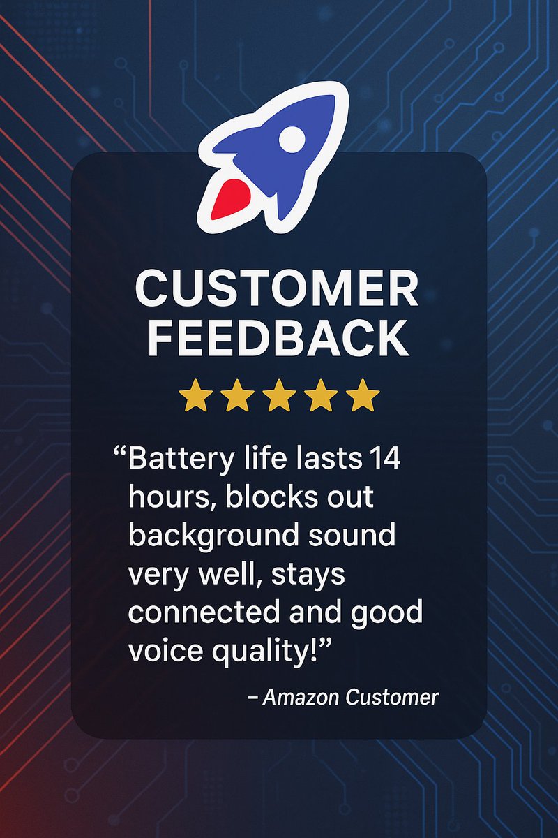 Global_Teck's tweet image. The Headset That Does It All!

&quot;14-hour battery, blocks noise, stays connected, and crystal-clear voice!&quot; From morning meetings to late calls, trust Global Teck for peak performance all day long. #LongBatteryLife #ClearCalls #ReliableTech