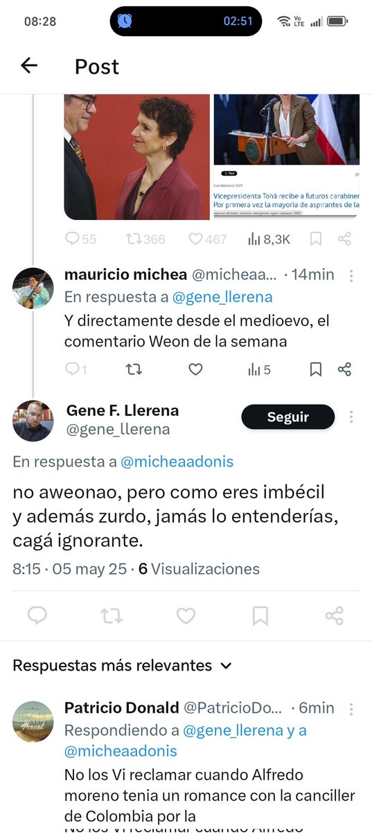 Aparte de aweonao, cobarde
Saluden al retrogrado de <a href="/gene_llerena/">Gene F. Llerena</a>
No le gusto mi comentario, se puso a llorar y me bloqueó.... Una mierda de persona el pelao qliao