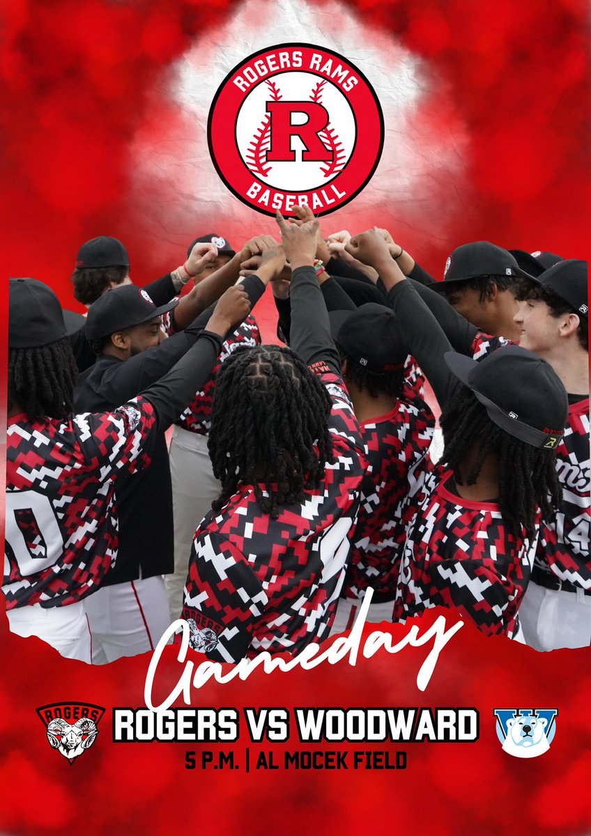 Ram fam, it’s gameday!

🆚 Woodward
🗓️ Monday, May 5, 2025
🏟️ Al Mocek Field at Rogers
⌚️ 5 P.M.

#RamPride #GoRed