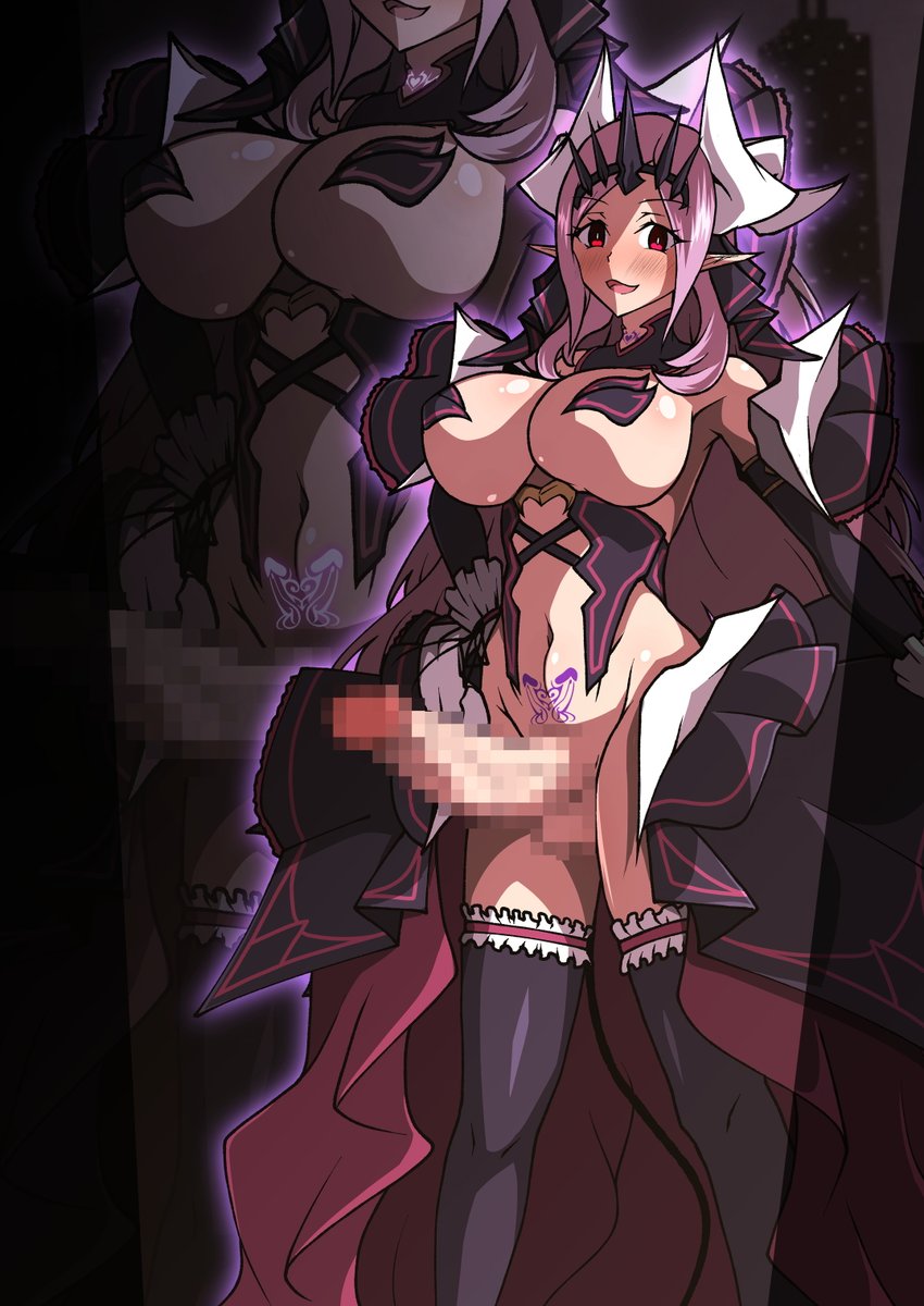 pixivリクエスト:らくがきプラン  その535
内容「フレッシュプリキュアのキュアパッション(※1)のふたなりルクスリア化をお願いします」
※1:参考資料のアドレスがキュアパッションだったため、コピペミスと判断しキュアパッションのルクスリア化を描かせていただきました。 