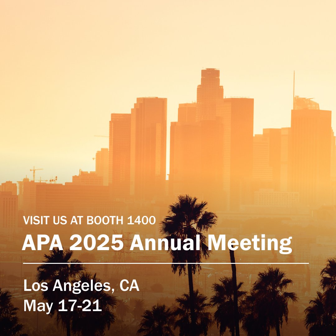 Myriad Genetics (@myriadgenetics) on Twitter photo The GeneSight team is excited to head to sunny LA later this month for 4 days of conversation and connection at the <a href="/APApsychiatric/">American Psychiatric Association</a> (American Psychiatric Association) 2025 Annual Meeting. ☀️
Stop by booth # 1400 to learn how GeneSight can tell you what your patients can't. See The GeneSight team is excited to head to sunny LA later this month for 4 days of conversation and connection at the <a href="/APApsychiatric/">American Psychiatric Association</a> (American Psychiatric Association) 2025 Annual Meeting. ☀️
Stop by booth # 1400 to learn how GeneSight can tell you what your patients can't. See