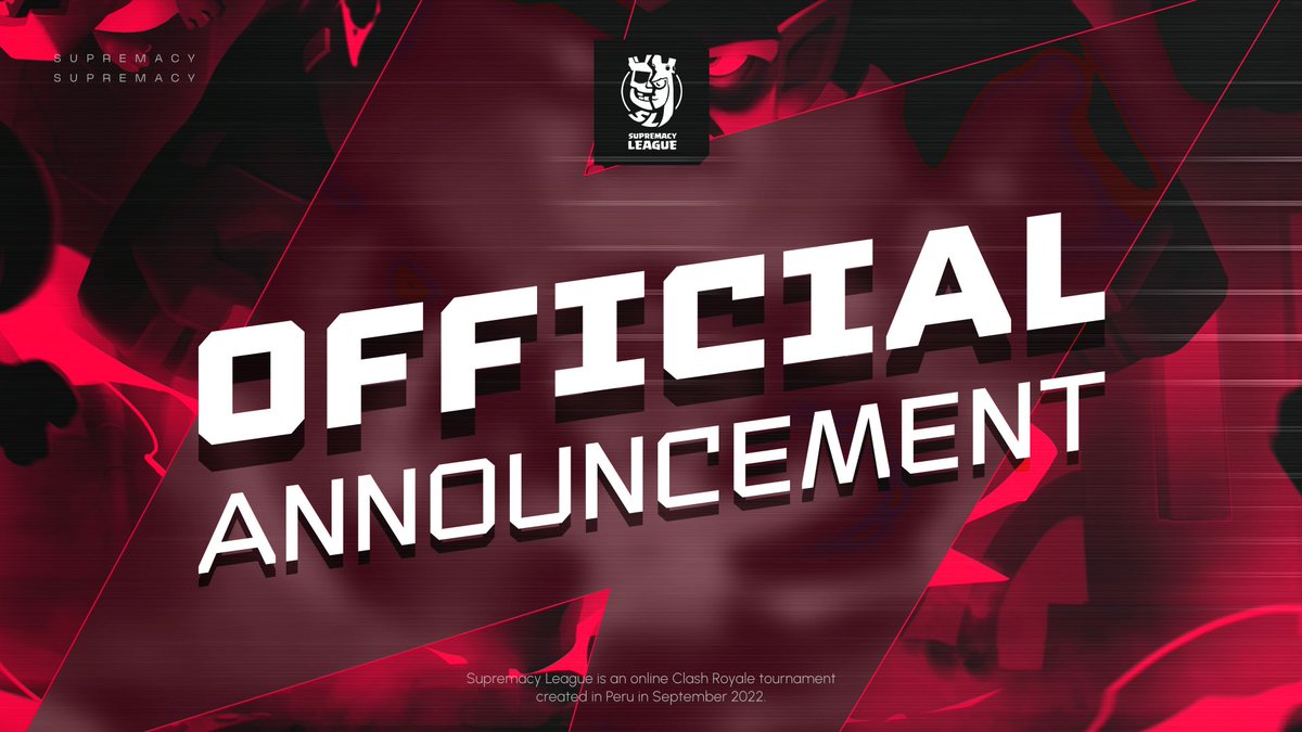 Supremacy League (@cr_supremacy) on Twitter photo ๐ด ๐๐
๐
๐๐๐๐๐ ๐๐๐๐๐๐๐๐๐๐๐๐ ๐จ
Due to various internal issues, the team @LucentGamingHQ will not be able to complete its participation in Supremacy Lightning. โ ๏ธ In accordance with the league's regulations, the team is expelled from the competition and banned ๐ด ๐๐
๐
๐๐๐๐๐ ๐๐๐๐๐๐๐๐๐๐๐๐ ๐จ
Due to various internal issues, the team @LucentGamingHQ will not be able to complete its participation in Supremacy Lightning. โ ๏ธ In accordance with the league's regulations, the team is expelled from the competition and banned
