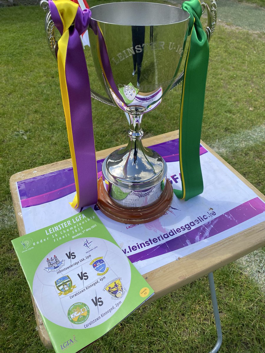 Leinster LGFA (@leinsterlgfa) on Twitter photo 🏆 <a href="/OffalyLGFA/">Offaly LGFA</a> and <a href="/WexLadiesFoot/">WexLadiesFootball</a> are here and warming up ahead of their Leinster U16 C Final!
#Leinster16s 🏆 <a href="/OffalyLGFA/">Offaly LGFA</a> and <a href="/WexLadiesFoot/">WexLadiesFootball</a> are here and warming up ahead of their Leinster U16 C Final!
#Leinster16s