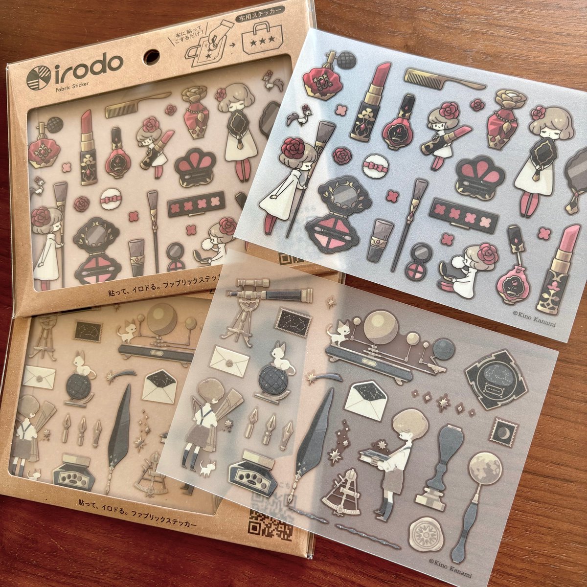 kinor's tweet photo. 以前制作させていただいた布用ステッカーirodo２種がオンラインでもお求めいただけるようになったそうです。どうぞよろしくお願いいたします💻
https://t.co/1PdjA4z1cx https://t.co/C8neUTvyGD