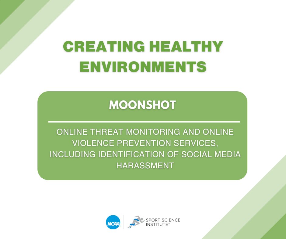 Sport Science Institute (@ncaa_ssi) on Twitter photo 🌟 New resources have been added to the <a href="/NCAA/">NCAA</a>'s Mental Health Best Practices webpage to help campuses support mental health and well-being.
📚 New Resources:
❇️IOC Cert in Mental Health in Elite Sport
❇️Signify
❇️Moonshot
For more information, visit on.ncaa.com/MHBP_page 🌟 New resources have been added to the <a href="/NCAA/">NCAA</a>'s Mental Health Best Practices webpage to help campuses support mental health and well-being.
📚 New Resources:
❇️IOC Cert in Mental Health in Elite Sport
❇️Signify
❇️Moonshot
For more information, visit on.ncaa.com/MHBP_page
