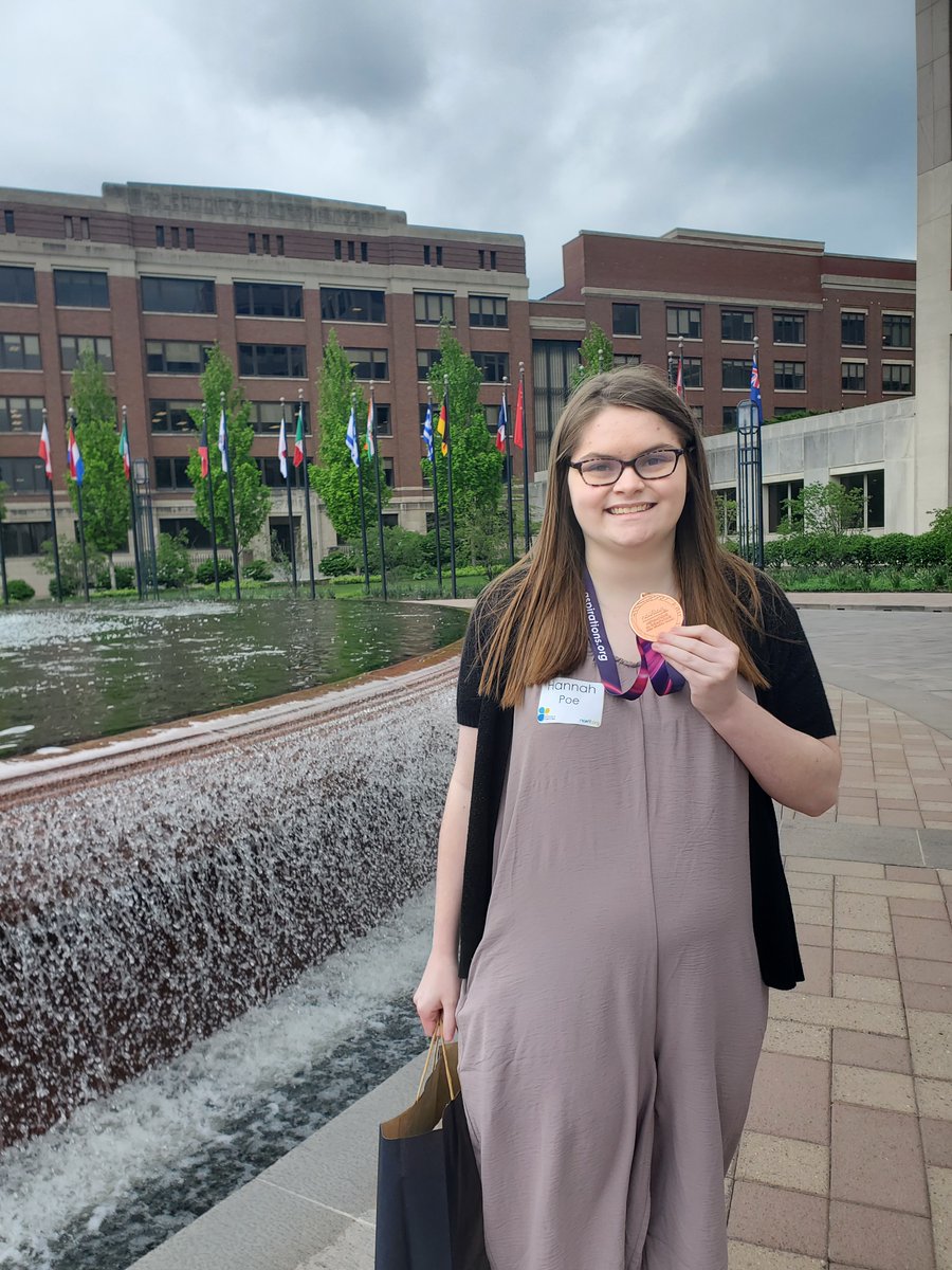 Congratulations to our Senior Tech Triber, Hannah! She has just won the Rising Star Award from NCWiT, becoming one of only 44 women in Indiana and one of just 400 women in the US!  A special shoutout to <a href="/JulieDinn1/">Julie Dinn</a> for encouraging Hannah's passion for tech!