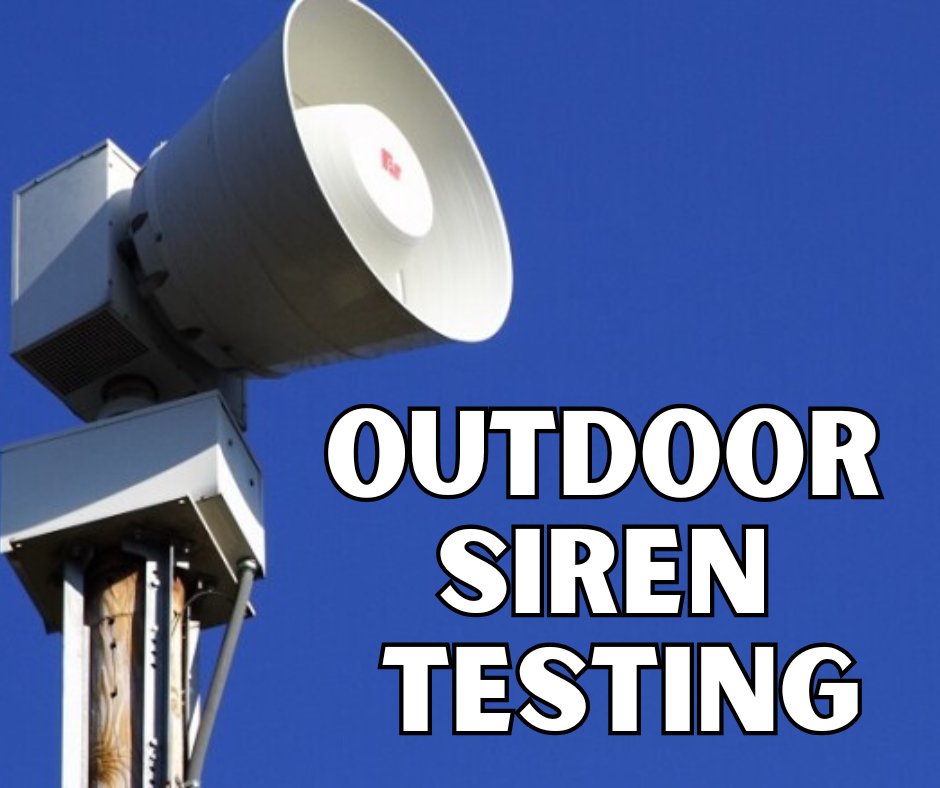 🚨Outdoor Siren Testing Today🚨

We will be conducting the monthly test of the <a href="/CityofWayne/">City of Wayne</a> , Winside, and Carroll outdoor alert sirens today, Monday, May 5th at 10:00 a.m. 

We will also be testing the Regroup Mass Notification System at 9:00 a.m.