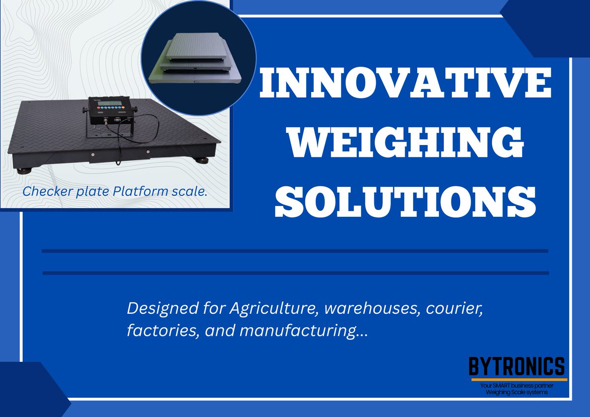 BytronicsLtd's tweet image. 🌟 Revolutionizing industries. 
Explore our innovative solutions tailored for agriculture, manufacturing &amp;amp; retail—efficiency redefined 
🚀  Dive in today 

Chat with us: 0725-517 852 | 0703-679 135 bytronics.co.ke.

➡️ #IndustryInnovation #WeighingTech