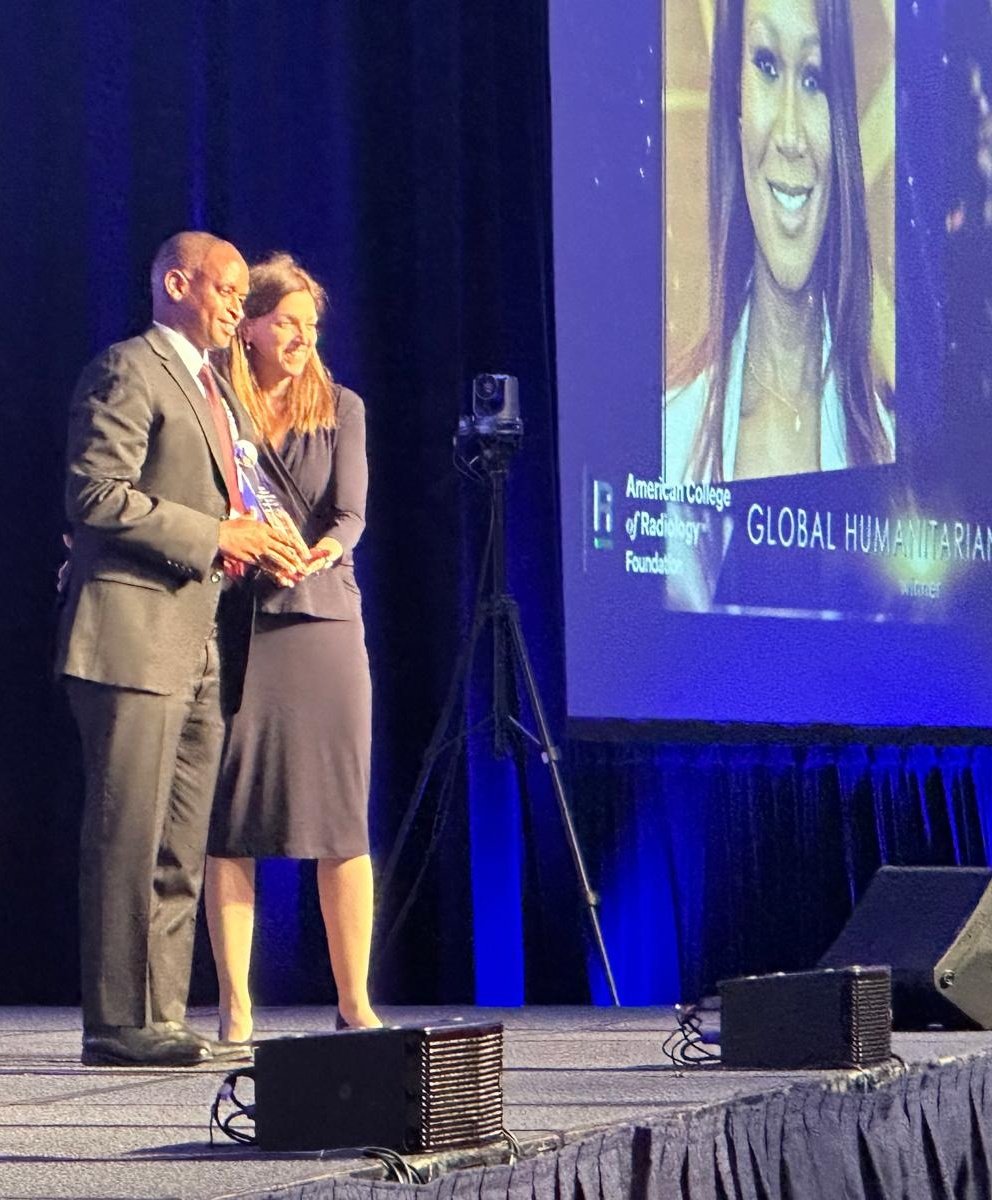 Frank J. Minja MD (@frankminja) on Twitter photo Deeply honored to receive the Global Humanitarian Award at #ACR2025, with my colleague & friend <a href="/TomaOmofoyeMD/">Toma Omofoye, MD</a>
Why do (should) we get involved ?
Because the life you save might be your *own* - Dr. Pamela Woodard, President <a href="/RadiologyACR/">American College of Radiology</a>
Dr. Woodard shared a moving personal Deeply honored to receive the Global Humanitarian Award at #ACR2025, with my colleague & friend <a href="/TomaOmofoyeMD/">Toma Omofoye, MD</a>
Why do (should) we get involved ?
Because the life you save might be your *own* - Dr. Pamela Woodard, President <a href="/RadiologyACR/">American College of Radiology</a>
Dr. Woodard shared a moving personal