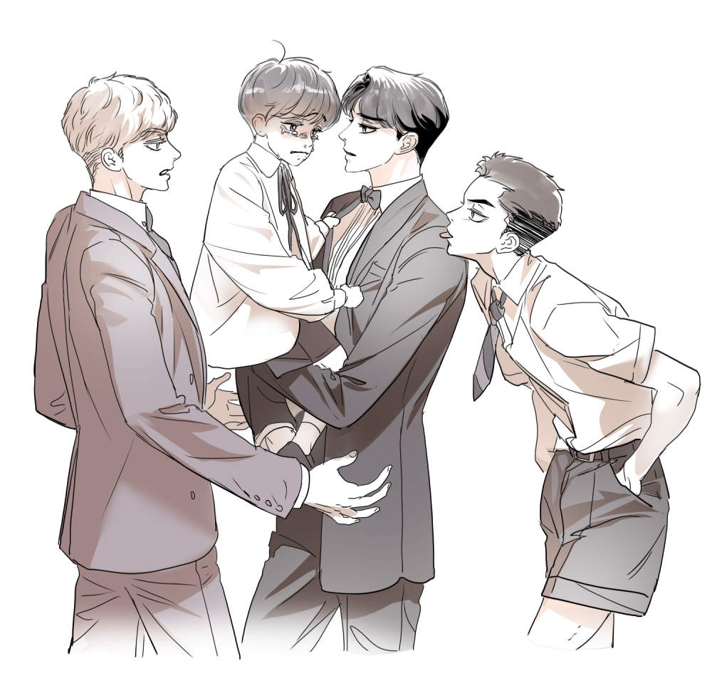 <들이닥치다>도 어린이날 기념-
대충 '얘 누나 어디 있어?' 중이라고 합시다😁;ㅋ!