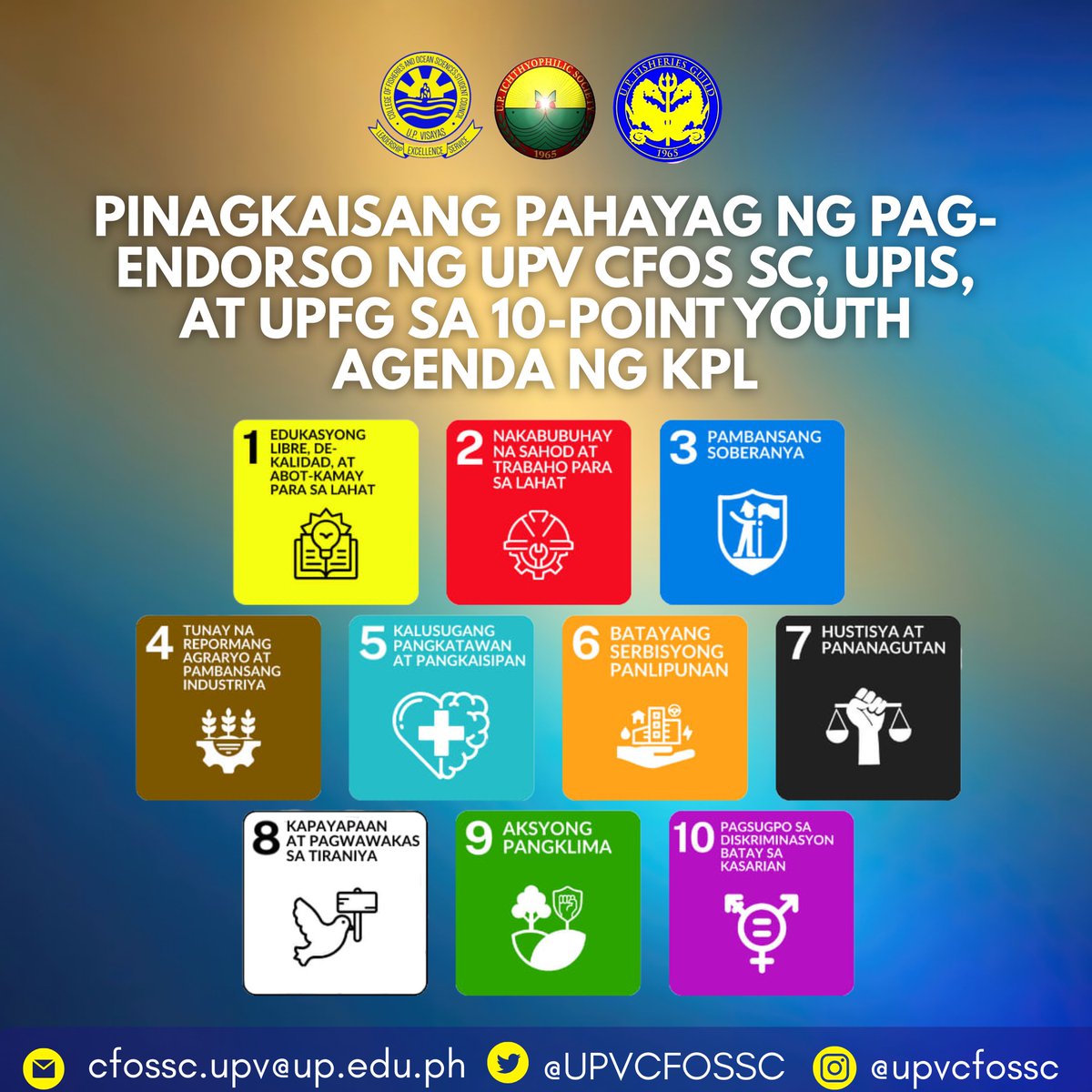 UPVCFOSSC's tweet image. 𝗣𝗜𝗡𝗔𝗚𝗞𝗔𝗜𝗦𝗔𝗡𝗚 𝗣𝗔𝗛𝗔𝗬𝗔𝗚 𝗡𝗚 𝗣𝗔𝗚-𝗘𝗡𝗗𝗢𝗥𝗦𝗢 𝗡𝗚 𝗨𝗣𝗩 𝗖𝗙𝗢𝗦 𝗦𝗖, 𝗨𝗣𝗜𝗦, 𝗔𝗧 𝗨𝗣𝗙𝗚 𝗦𝗔 𝟭𝟬-𝗣𝗢𝗜𝗡𝗧 𝗬𝗢𝗨𝗧𝗛 𝗔𝗚𝗘𝗡𝗗𝗔 𝗡𝗚 𝗞𝗣𝗟

Basahin: facebook.com/share/p/1AZxRh…