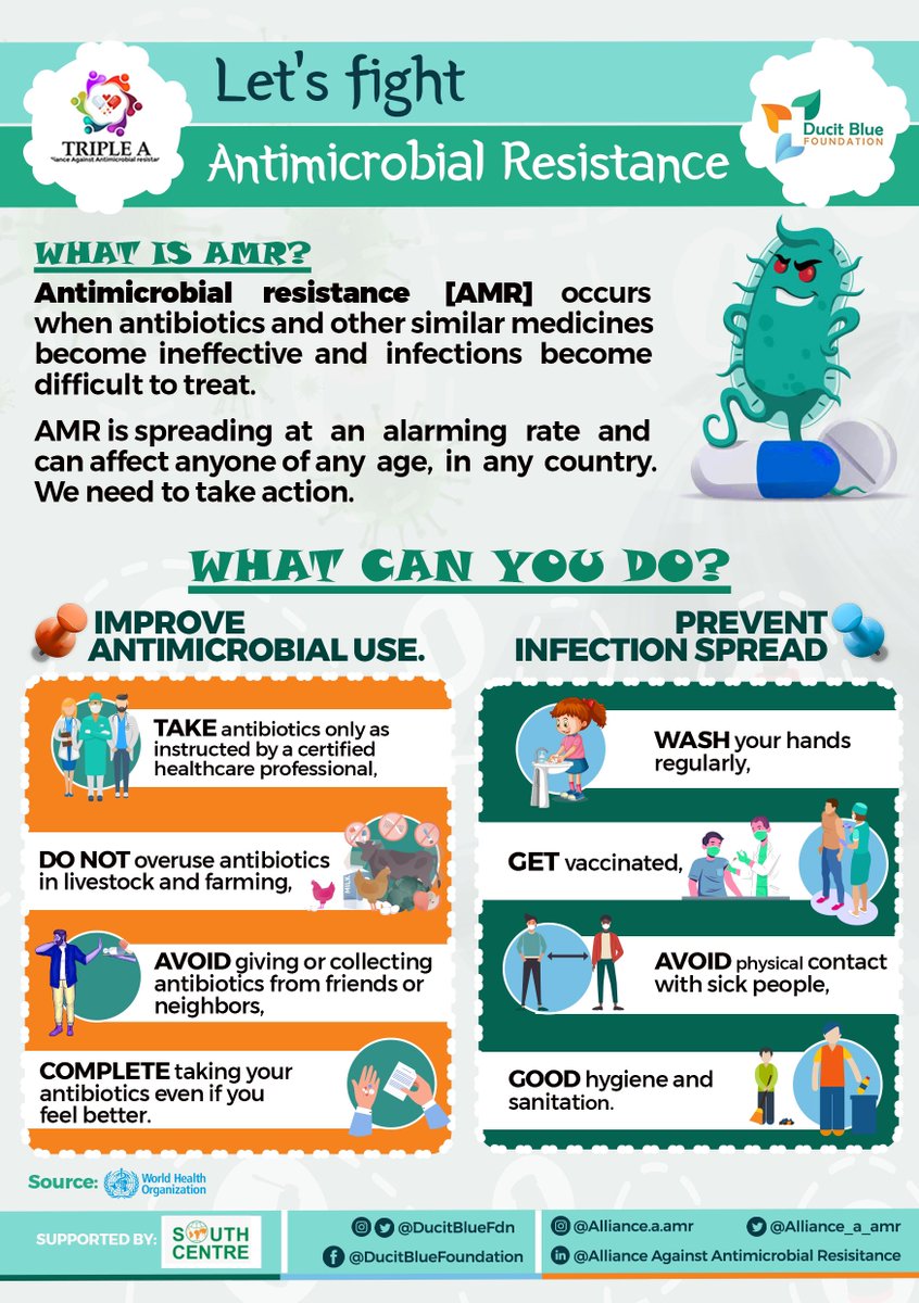 Hand hygiene serves as a frontline defense against the spread of infectious diseases and, consequently, antimicrobial resistance. By washing our hands regularly, we protect ourselves and our communities from harmful infections and help combat AMR.
#WorldHandHygieneDay #AMR