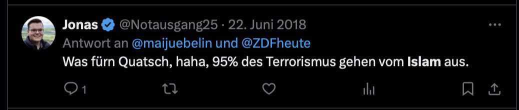 mic_tra's tweet image. Jonas Müller von der CSU Forchheim, schreibt auf seinem Blog eifrig über vermeintliche Verfehlungen des #ÖRR. Neben der Dekontextualisierung von Inhalten, ist eine Methode des #OerrBlog uralte Tweets auszugraben. Dabei hat Jonas auch einige gelöschte Leichen im Keller.