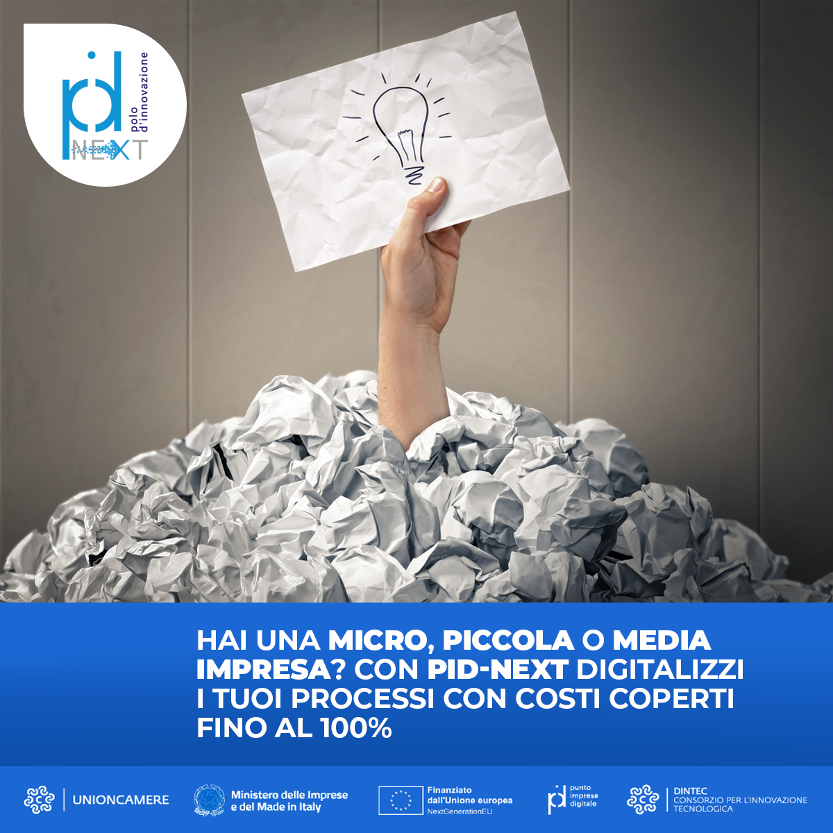 ⏰⏰Ultima chiamata! Mancano solo quattro giorni alla chiusura delle candidature per il Bando PID Next!
📅 La scadenza è vicinissima: lunedì 30 giugno ore 16, candidati ora! 🏃‍♂️🏃‍♀️
Per maggiori informazioni visita la pagina dedicata 👇
tb.camcom.gov.it/CCIAA_bandi.as…