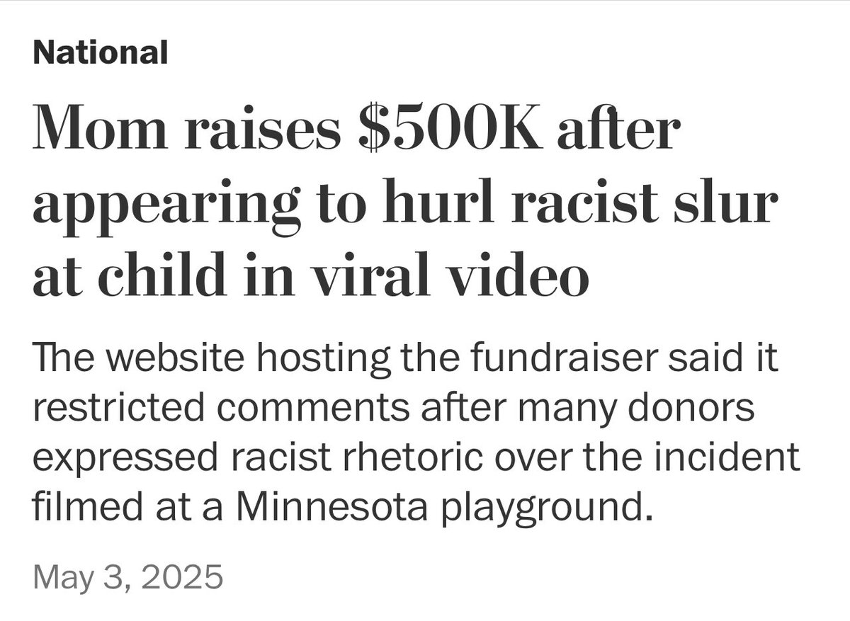 美国的倒退，会比任何人想象的还要快。

这个走红的视频(链接)就是一个很好的例子。上周在美国的一家儿童乐园里，一位五岁的黑人小孩被一个白人女子骂了“N词”（N-word）。

这本来是一起种族主义的仇恨言论事件（如果川普不在台上的话）。