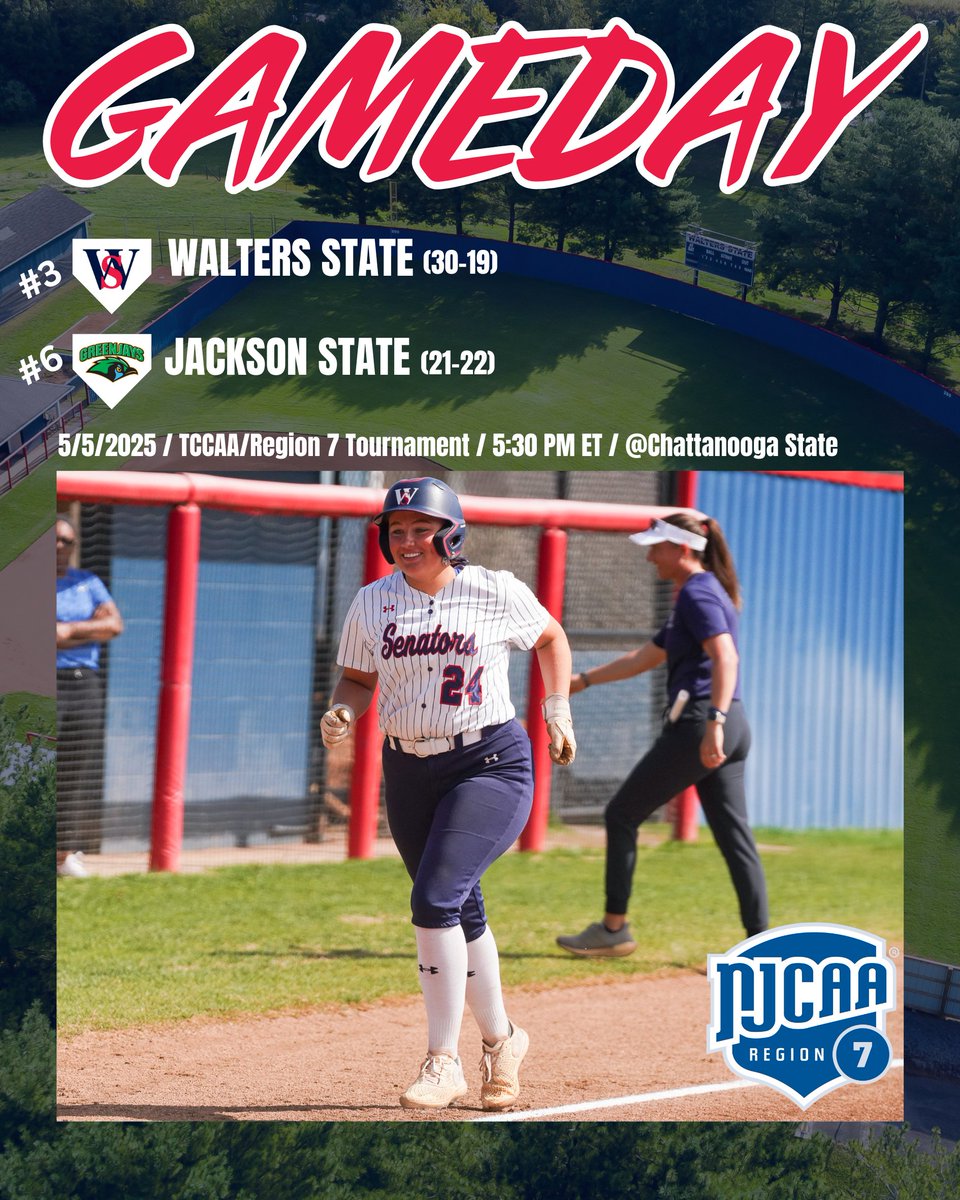 Walters State Athletics (@waltersstsports) on Twitter photo 3rd seeded <a href="/WSCCsoftball/">WaltersStSoftball</a> opens up play in the TCCAA/Region 7 Tournament today against 6th seeded Jackson State! First pitch is scheduled for 5:30 pm ET.
💻 ($): vcloud.hudl.com/broadcast/ppv/…
📊: wsccathletics.com/sports/sball/2… 3rd seeded <a href="/WSCCsoftball/">WaltersStSoftball</a> opens up play in the TCCAA/Region 7 Tournament today against 6th seeded Jackson State! First pitch is scheduled for 5:30 pm ET.
💻 ($): vcloud.hudl.com/broadcast/ppv/…
📊: wsccathletics.com/sports/sball/2…