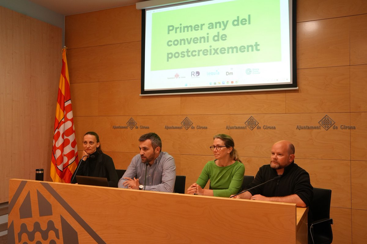 Ajuntament de Girona (@girona_cat) on Twitter photo 📢 <a href="/sergicot/">Sergi Cot 🇵🇸</a>: "Un any després d’iniciar el pioner conveni de postcreixement estem molt satisfets de poder haver engegat diverses línies de treball per avançar cap a la neutralitat climàtica i dins els eixos de #GironaCiutatCircular" 📢 <a href="/sergicot/">Sergi Cot 🇵🇸</a>: "Un any després d’iniciar el pioner conveni de postcreixement estem molt satisfets de poder haver engegat diverses línies de treball per avançar cap a la neutralitat climàtica i dins els eixos de #GironaCiutatCircular"