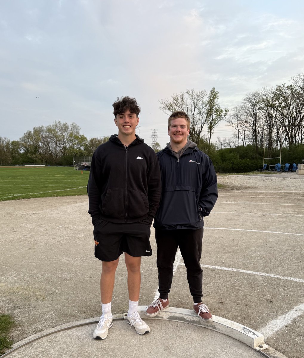 Great performances by these 2 at our meet at Sandburg. Trust the process!