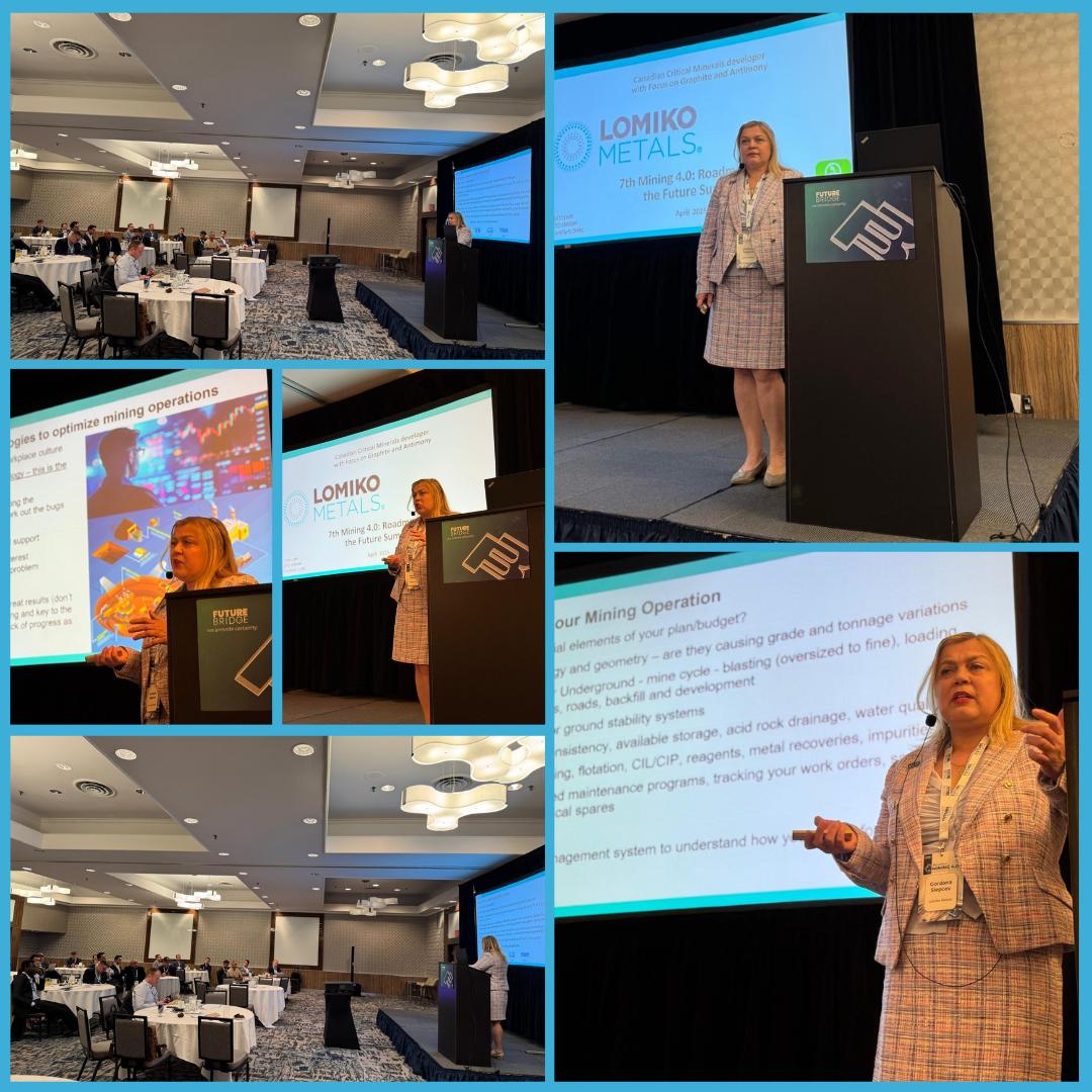 Green Economy & Electric Car Revolution (@lomikometals) on Twitter photo Our CEO Gordana Slepcev spoke at <a href="/Future__Bridge/">Future Bridge Events</a> 7th Edition, Mining 4.0 - Roadmap for the Future last week in Toronto 🇨🇦
linkedin.com/posts/lomiko-m…
$LMR.V #MiningMatters #Mining #FutureBridgeEvents #CriticalMinerals #MiningandMetals Our CEO Gordana Slepcev spoke at <a href="/Future__Bridge/">Future Bridge Events</a> 7th Edition, Mining 4.0 - Roadmap for the Future last week in Toronto 🇨🇦
linkedin.com/posts/lomiko-m…
$LMR.V #MiningMatters #Mining #FutureBridgeEvents #CriticalMinerals #MiningandMetals