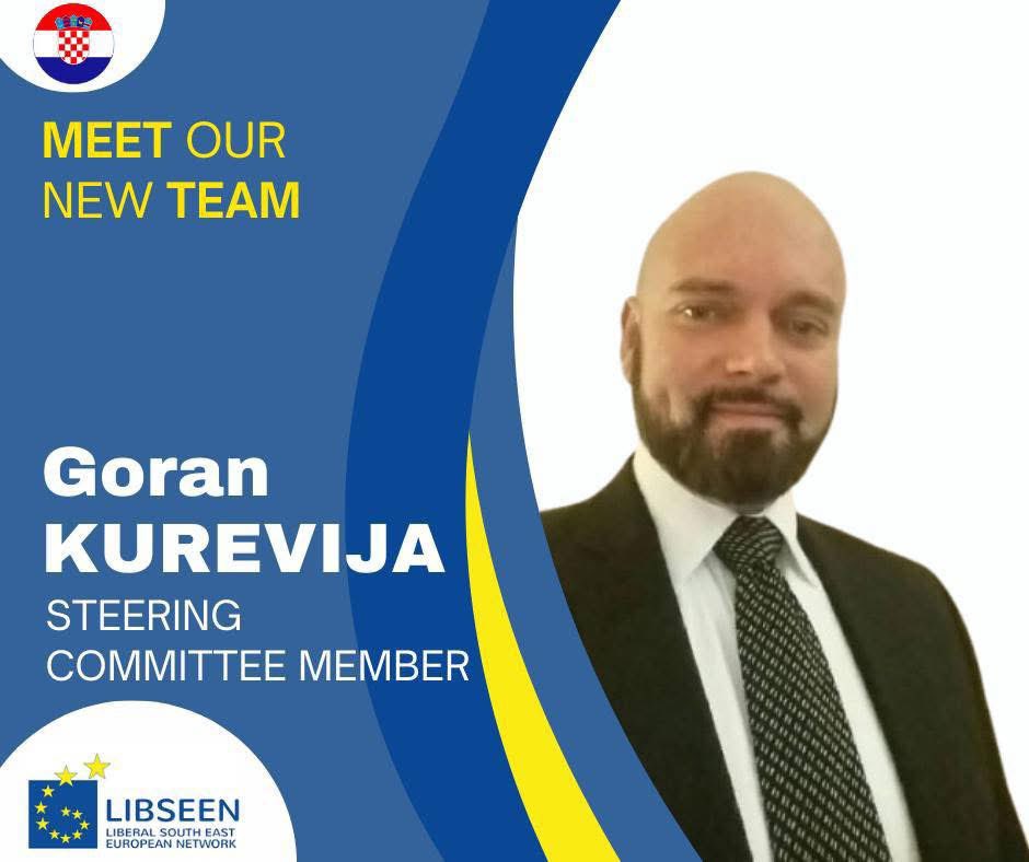 🗣️Goran Kurevija, joins the LIBSEEN Steering Committee from the Croatian party Liberali - HSLS (Croatian Social Liberal Party), the oldest political party registered in the Republic of Croatia in 1989.
