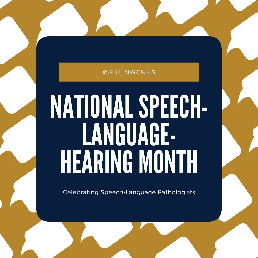 May is National Speech-Language-Hearing Month! Let’s raise awareness, celebrate communication, and support those making voices heard and understood.

#SpeechLanguageHearingMonth #communicationdisordersandsciences #pantherpride #pawsup #fiu